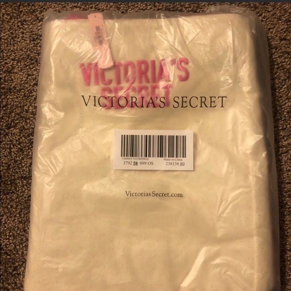 Victoria’s Secret canvas large dual strap bag. NWT - Picture 6 of 6